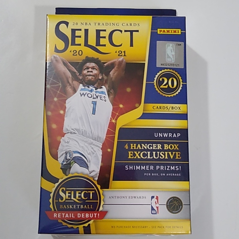 New Panini Select 2020-2021 NBA Hanger Box Factory Sealed Trading Cards